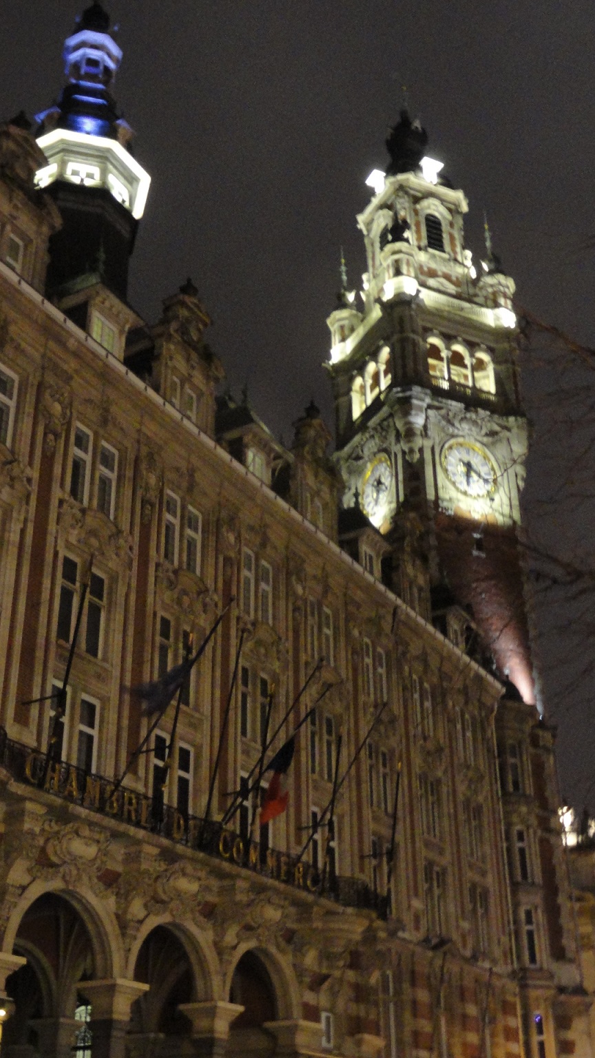 Lille - La Chambre de Commerce et d'Industrie et son Beffroi