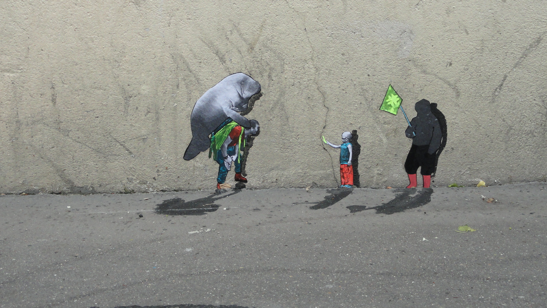 Rue Jouye-Rouve - Mini street art