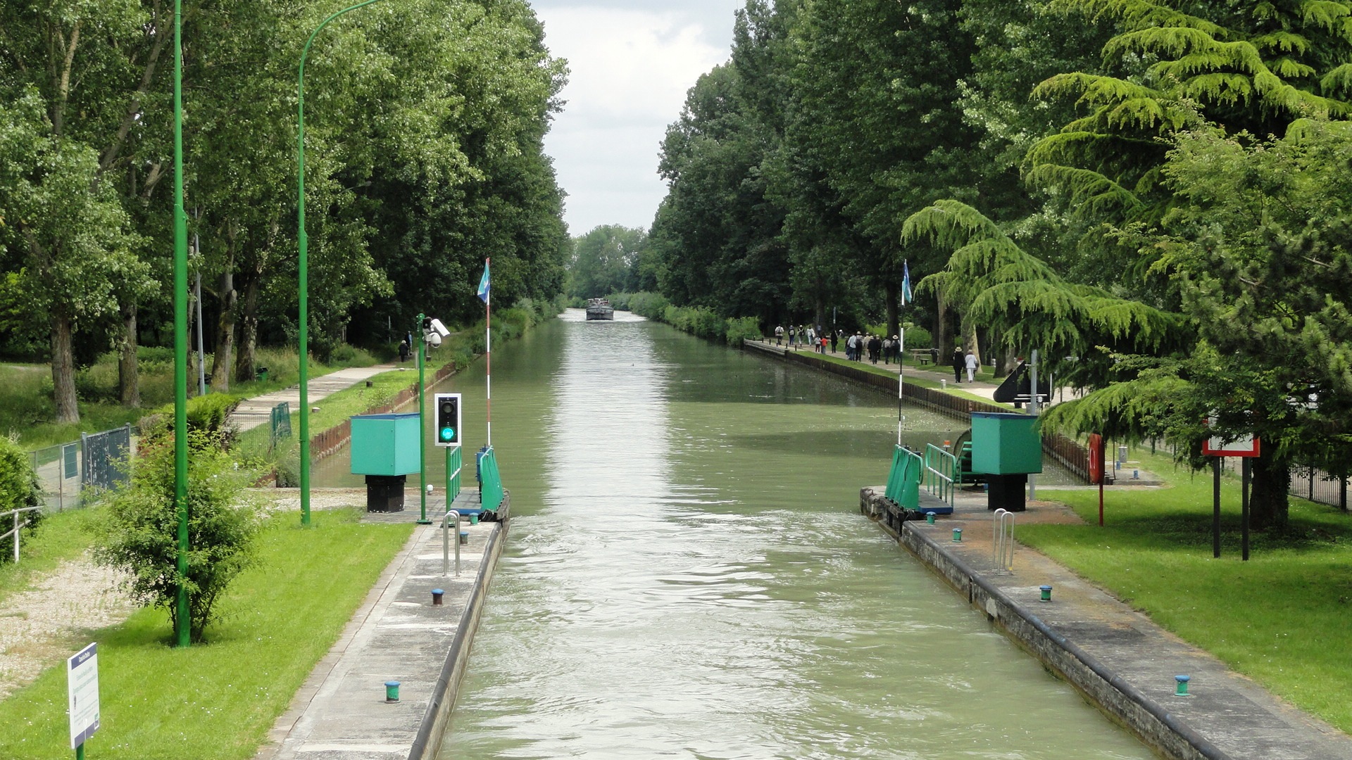 Canal de Chelles - Ecluse
