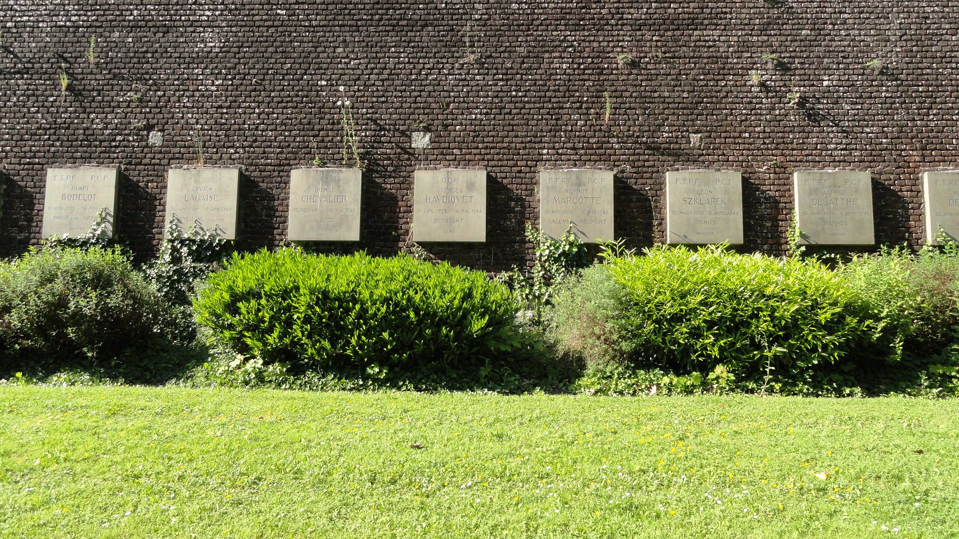 Arras - Le Mémorial du Mur des Fusillés
