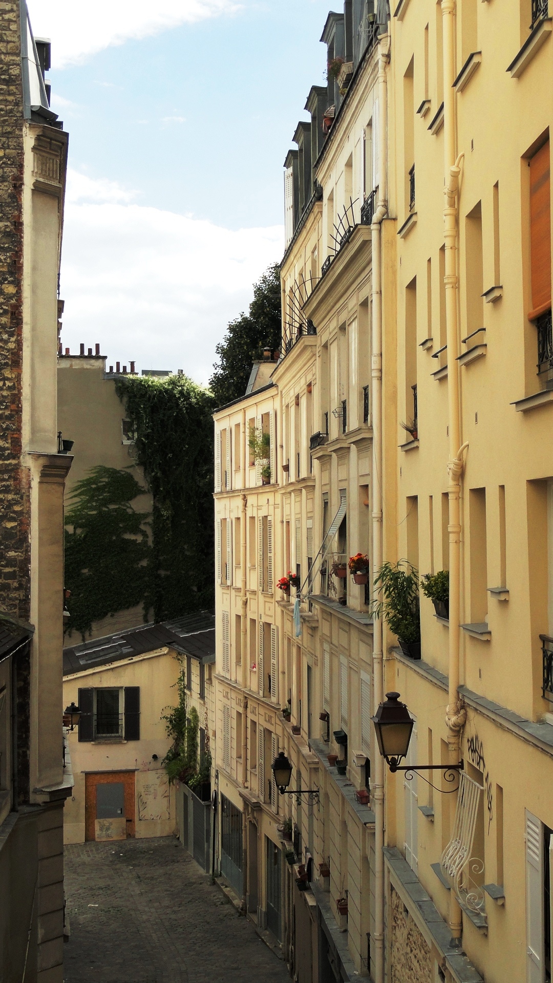 Balade dans Montmartre et les Abbesses  - Passage des Abesses