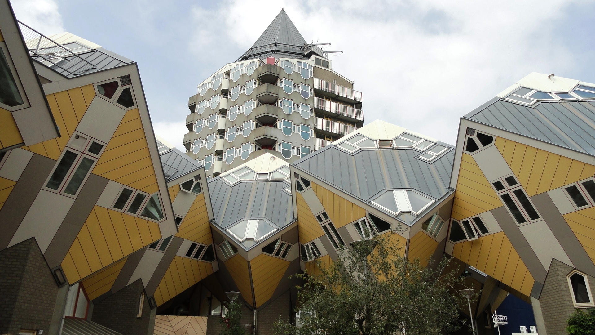 Rotterdam - Les Maisons cubes de Piet Blom