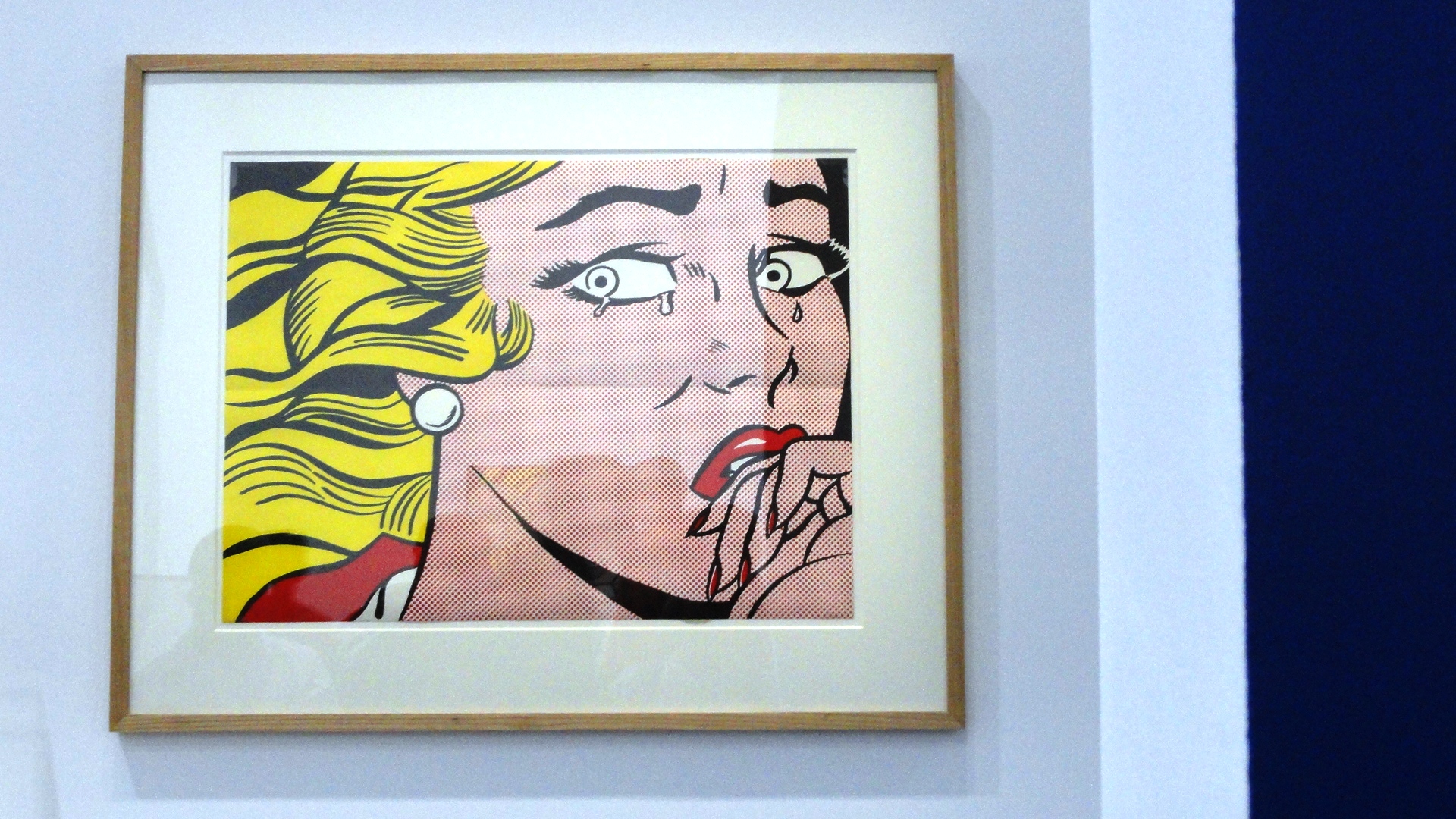 Rétrospective de Roy Lichtenstein, Centre Pompidou - Des sujets émotionnels dans un style détaché - Tableau "comics"