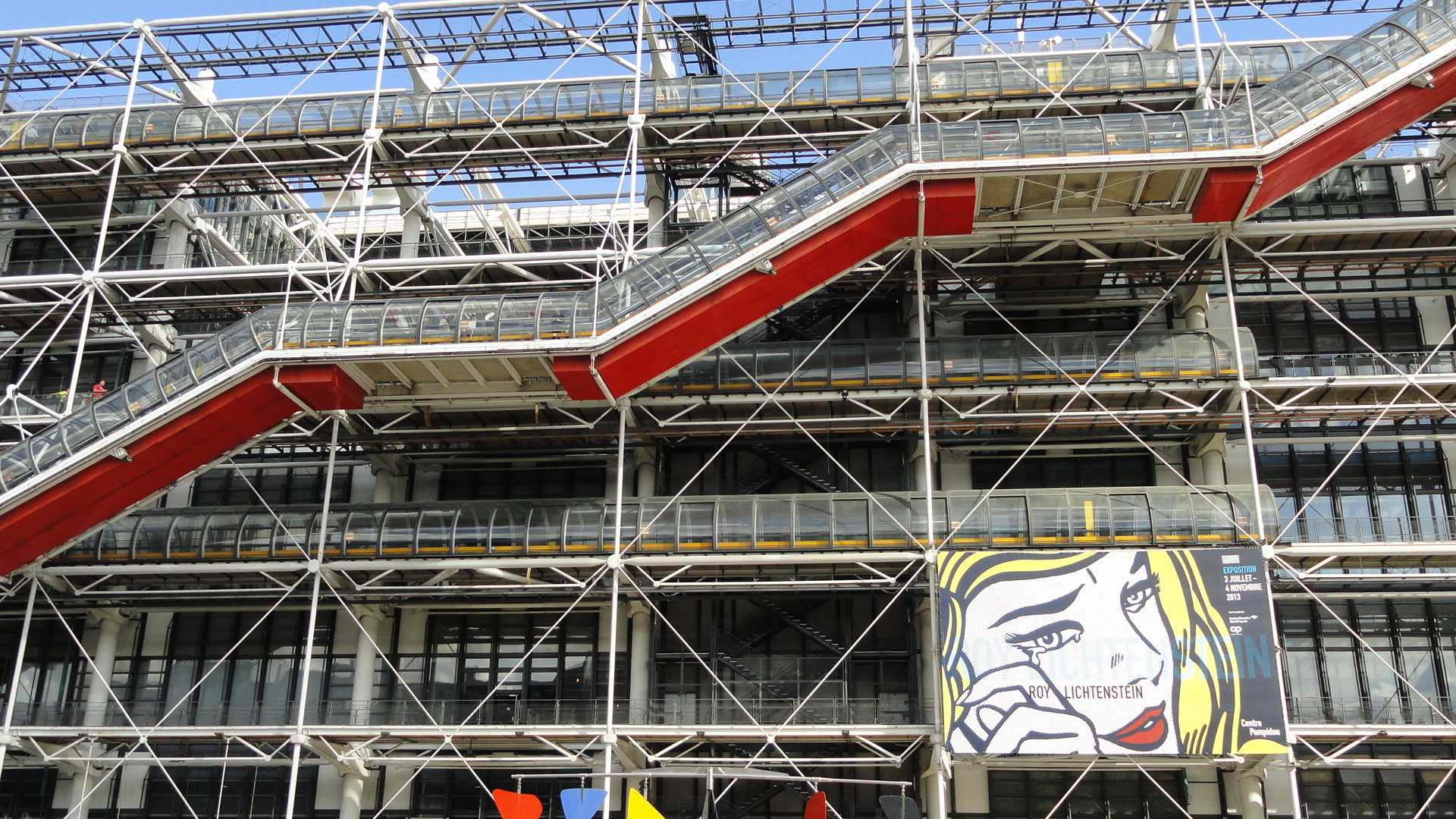 Centre Pompidou - Son escalier