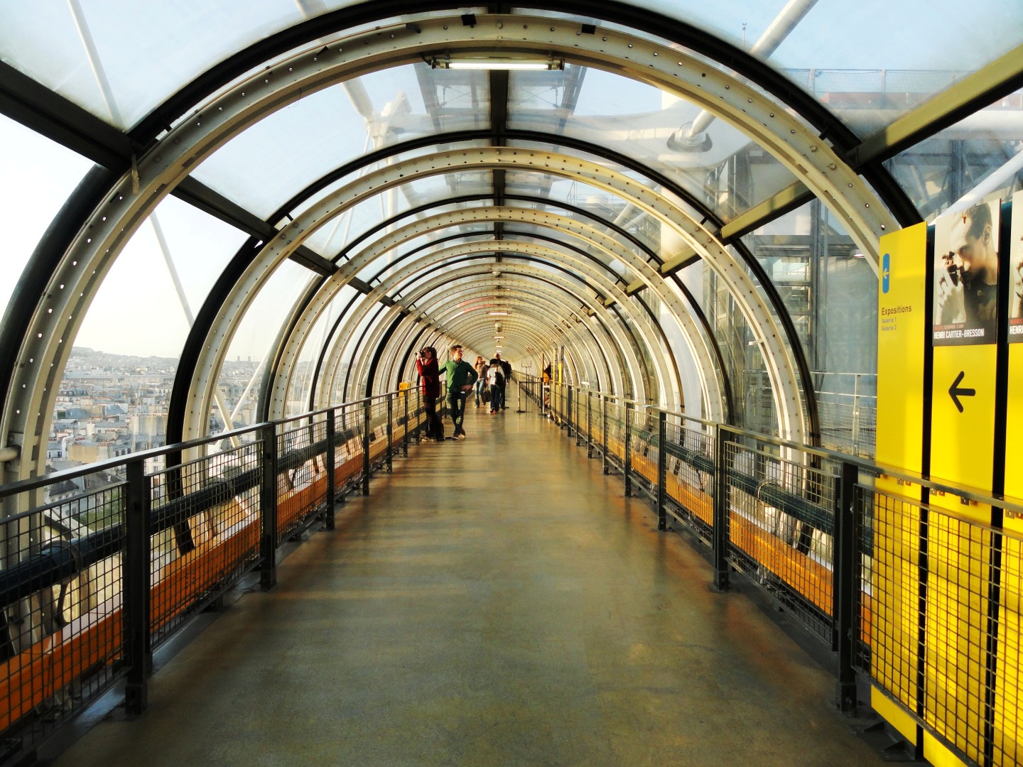 Centre Pompidou - Dernier étage
