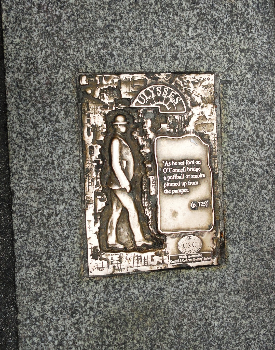 Dublin - Temple Bar - Clin d'oeil à l'Ulysse de James Joyce