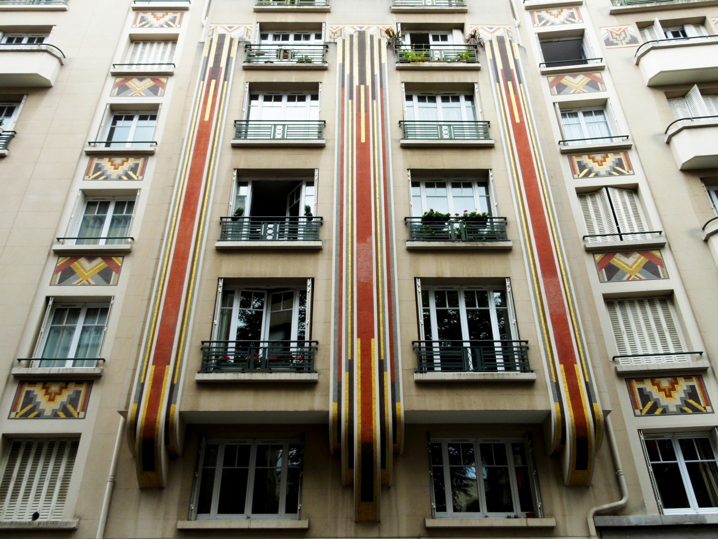 Rue Psichari, Paris 7e - Immeuble Art Déco