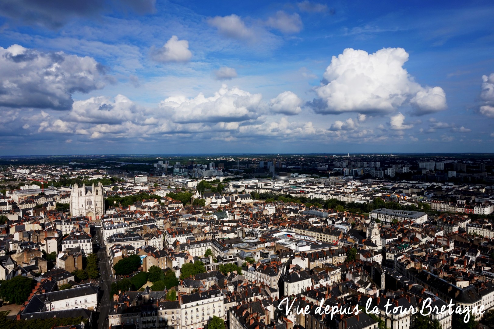 Un weekend à Nantes - Tour Bretagne - Le Nid - La vue