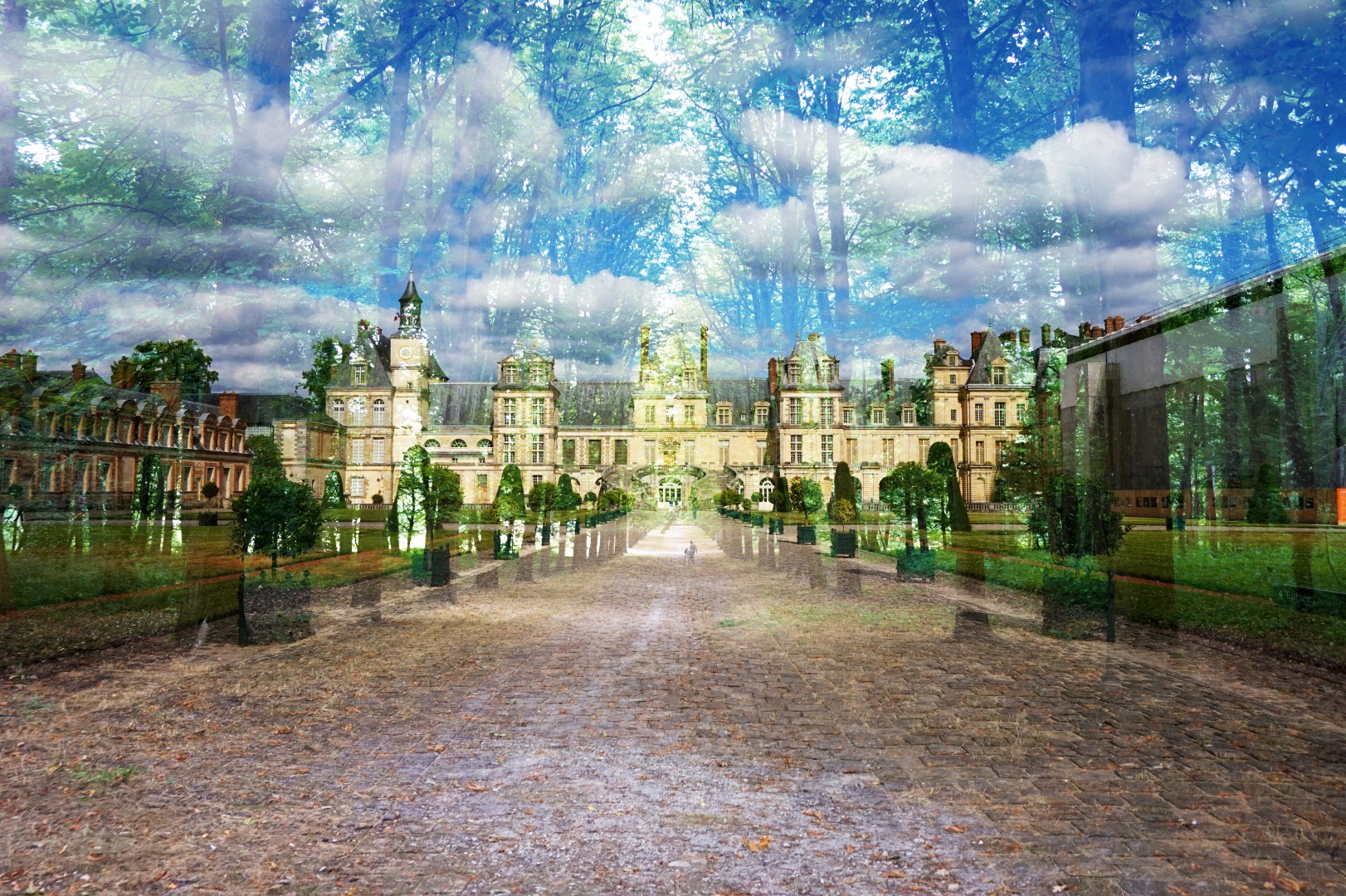 Château de Fontainebleau - Double exposition