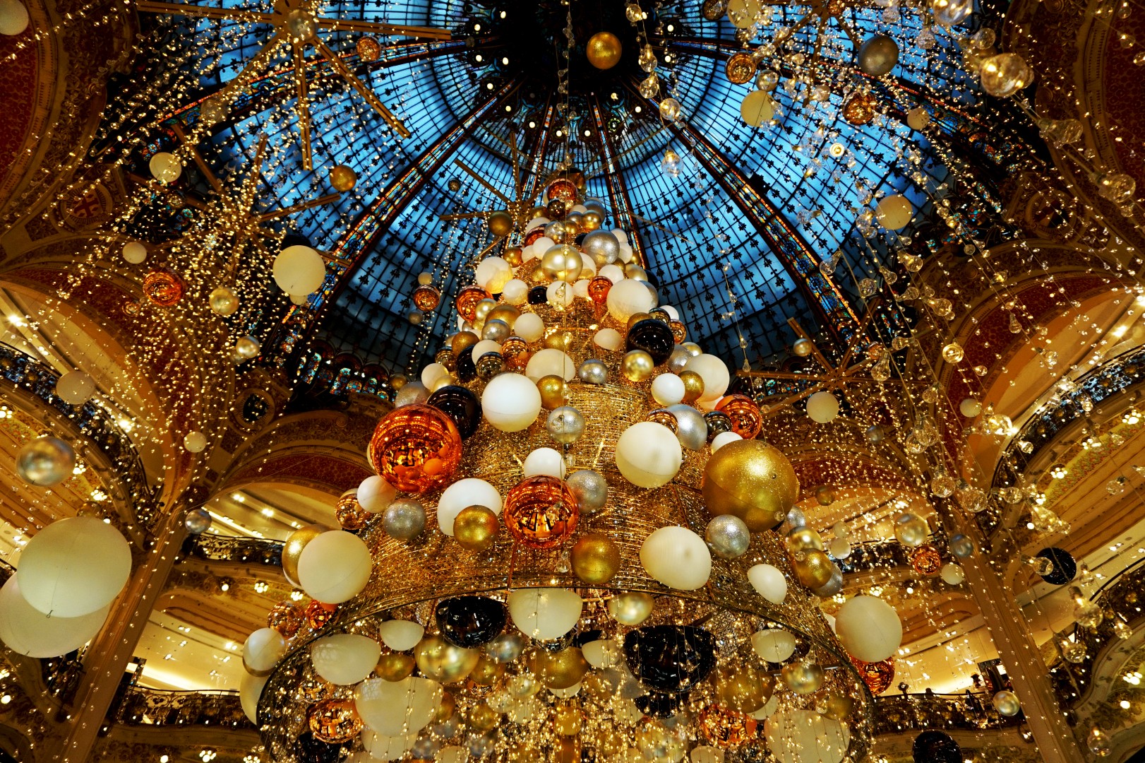 Noël à Paris - Sapin des Galeries Lafayette 2015