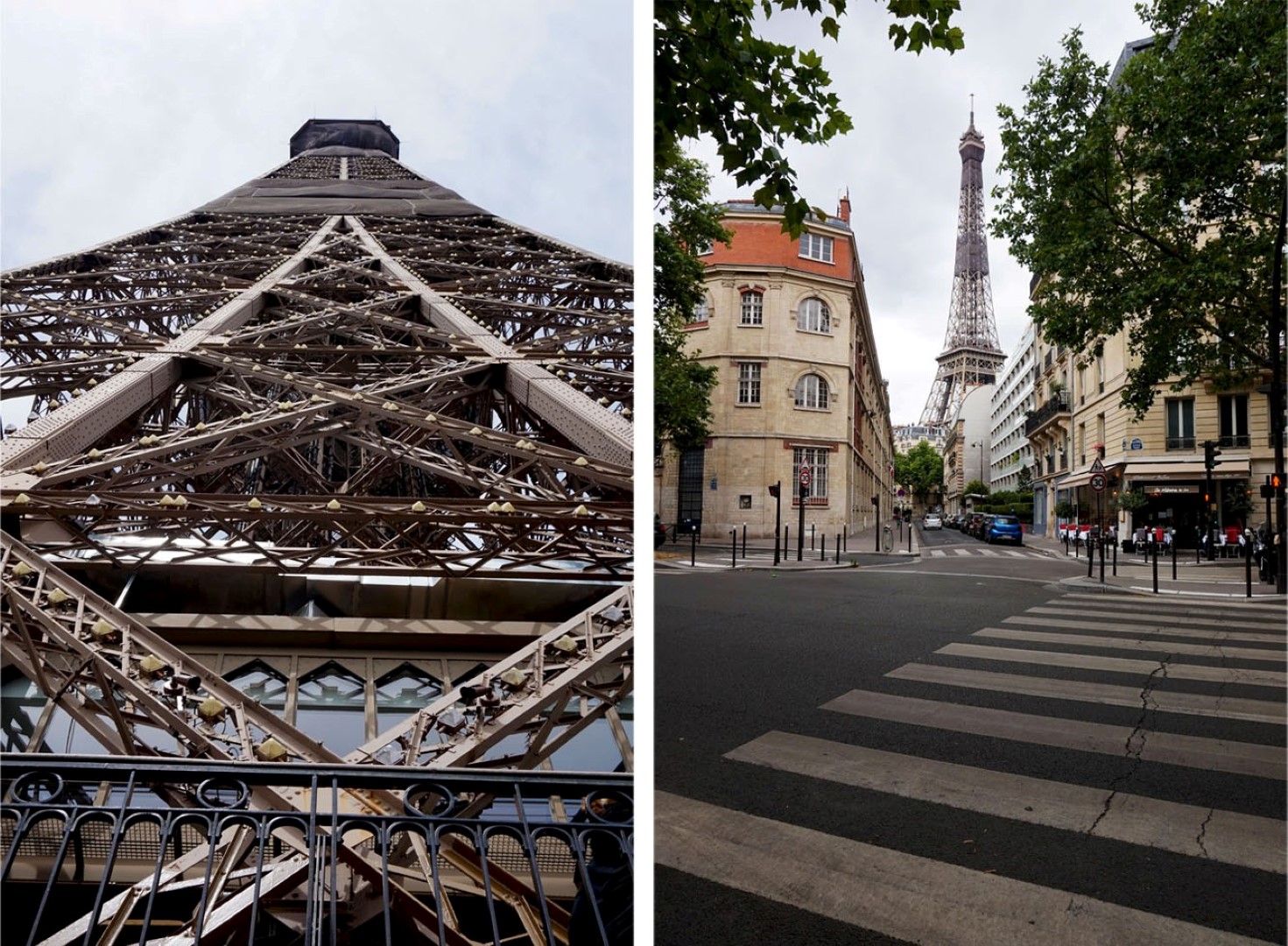 Tour Eiffel - Vue depuis le Square Rapp, Paris 7e