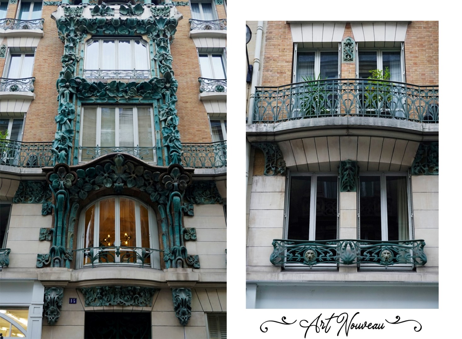 Art nouveau rue d'Abbeville - Balade dans les 9e et 10e arrondissements de Paris - De place de la République à Pigalle