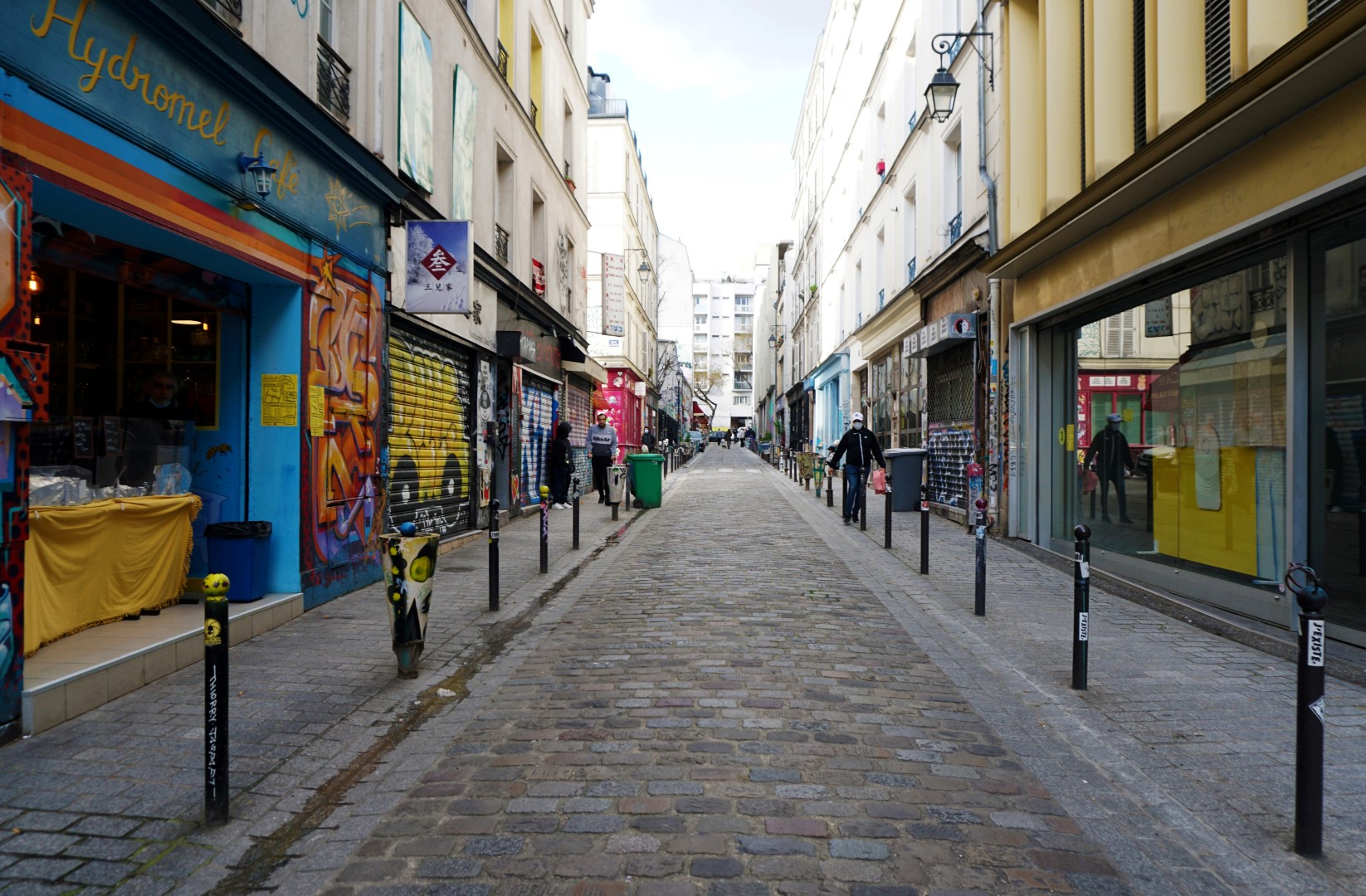 Balade le long de la rue de Belleville - Cours cachées - Rue Dénoyez