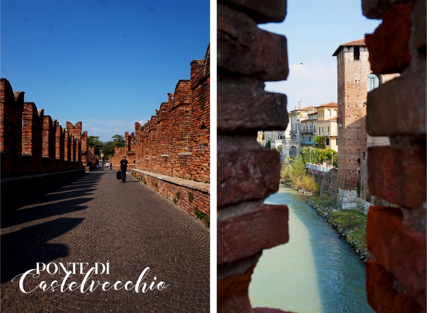 Un voyage en Italie du Nord - De Venise aux Grands Lacs | Vérone Pont du Castelvecchio