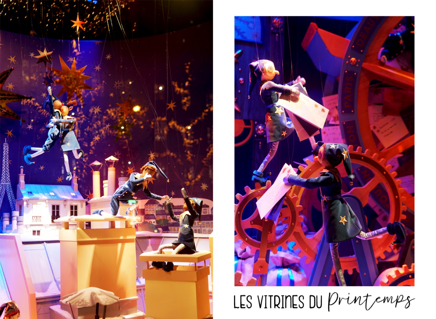 Balade de Noël à Paris - du Bon Marché à la Place Vendôme - Grands magasins boulevard Haussmann, le Printemps