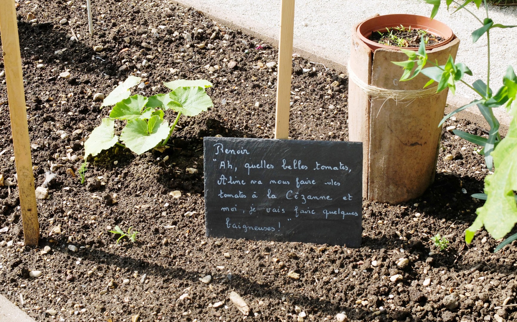 Propriété Caillebotte, Yerres - Le jardin potager