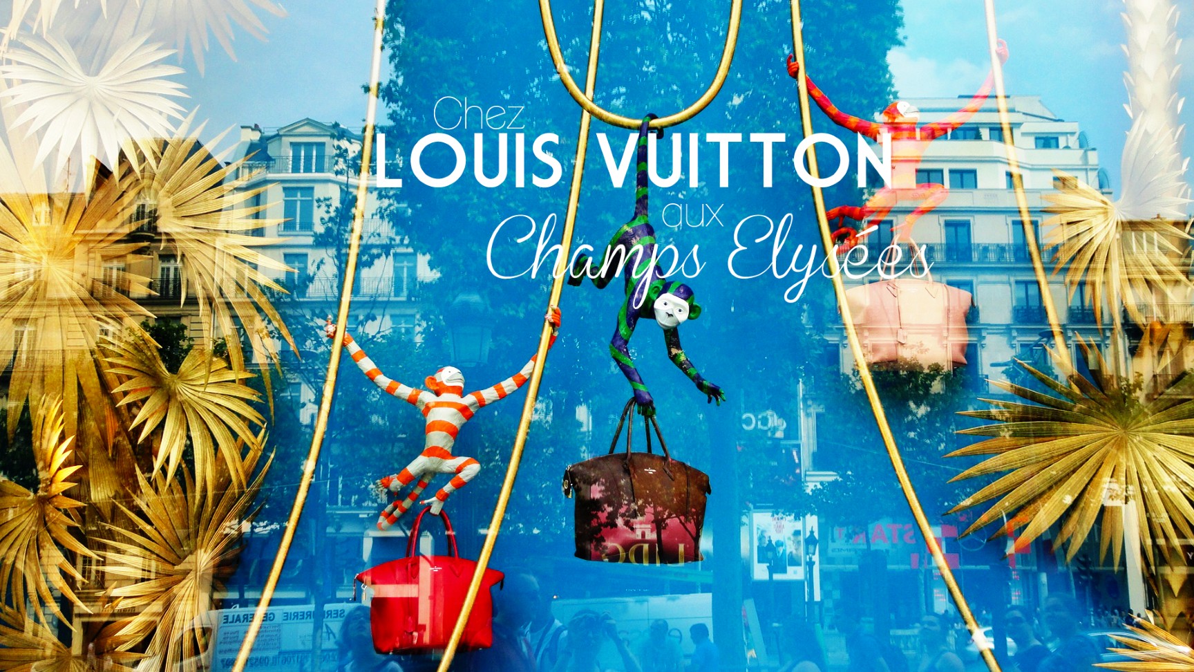 Boutique Louis Vitton, Champs Elysées - Vitrine