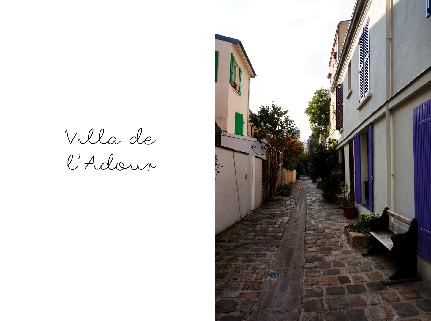 Balade dans les 19e et 20e - Rue de la Villette - Villa de l'Adour