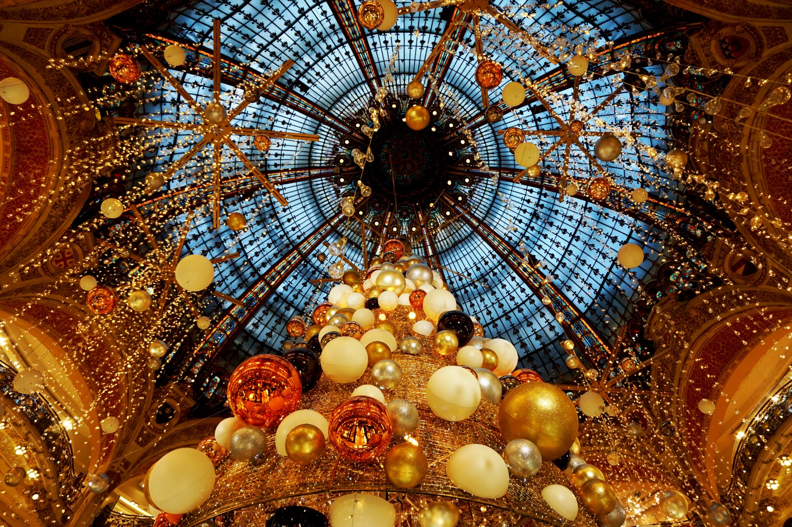 Noël à Paris - Sapin des Galeries Lafayette 2015