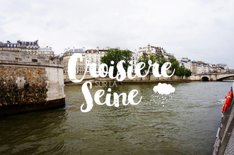 Une croisière sur la Seine, et sous la pluie