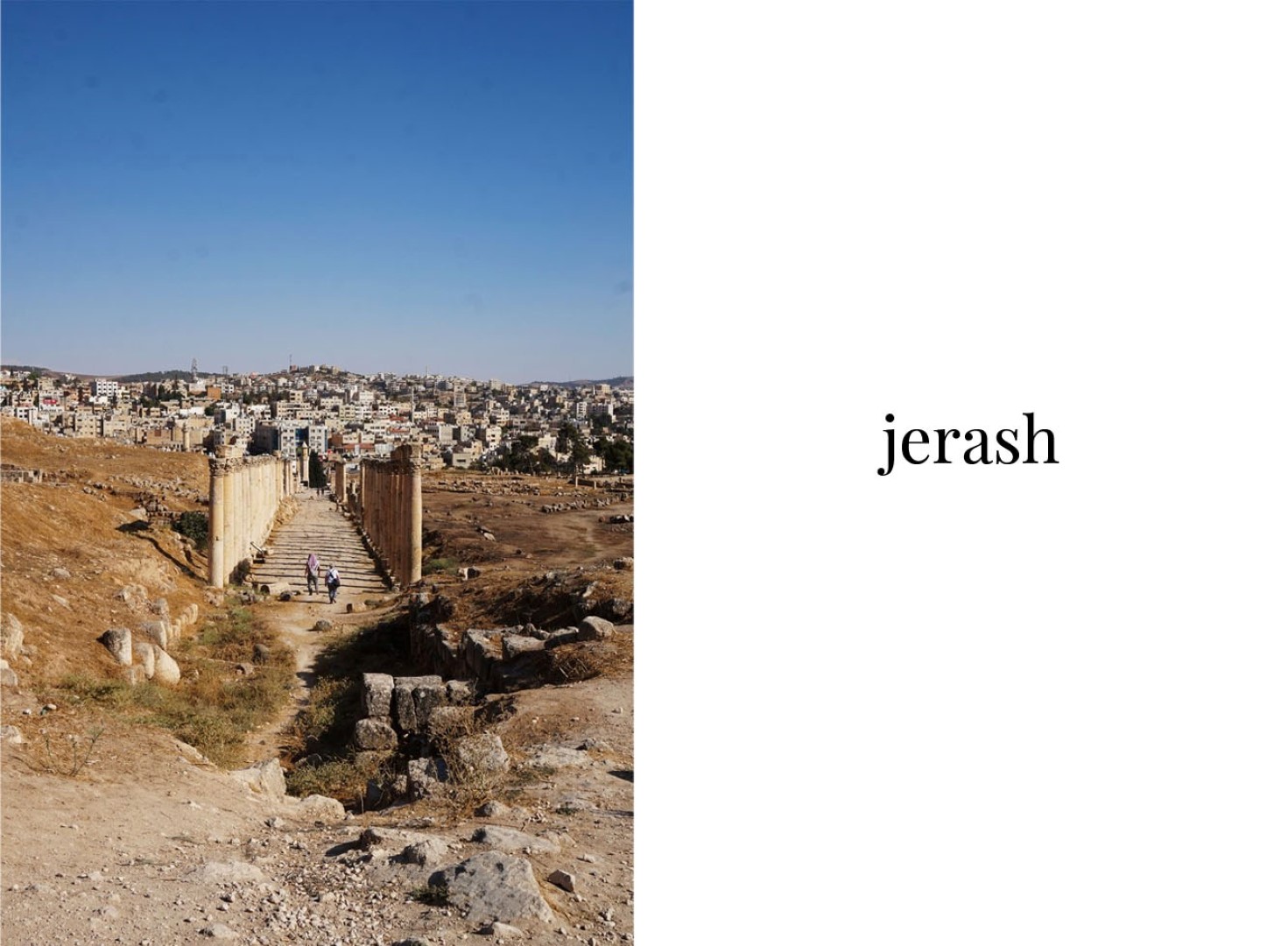 Voyage en Jordanie - Petra Wadi-Rum - Jerash