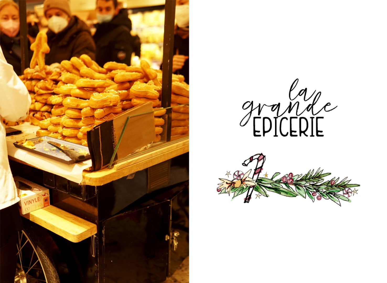 Balade de Noël à Paris - du Bon Marché à la Place Vendôme - La grande épicerie